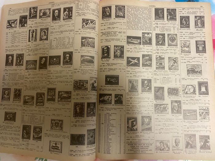 stamp book Stanley Gibbons simplified catalogue stamps of the world 1985 : an illustrated and volume guide ... . Volume 1