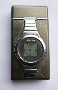 Vintage gas Lighter with Watch