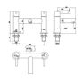 Innsbruck Bath Filler Tap | Two Lever Bath Mixer | Chrome Image 4