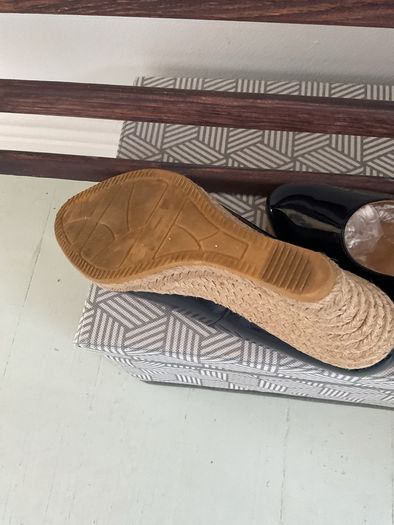 shoes wedge navy Pedro Anton size 40 wedge shoes