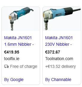 Makita Metal Nibbler JN1601