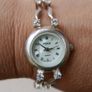 Vintage INDURO Watch for Women, Sterling Silver Bracelet Watch, Handmade 925 Sterling Silver Watch, Watch for Her Birthday Gift, Ladies Watch Japan Made (Works well, fresh battery) Image 10