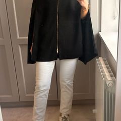 Maje knitted cape jacket