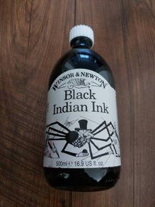 Winsor & Newton Black Indian ink - 500ml