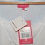 Kruger Madl Crop Top in white short sleeve SIZE UK 8 Image 3