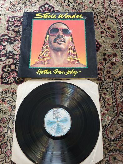 Stevie Wonder: Hotter Than July LP Irish pressing
