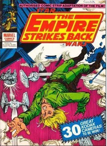 Starwars The Empire Strikes Back Weekly, Marvel Comic 1980 Issues , 135-138 and 141