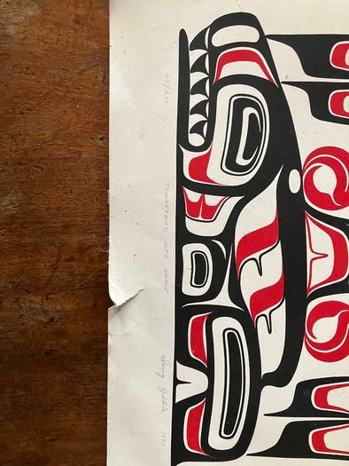 Haida Art Thunderbird with Whale