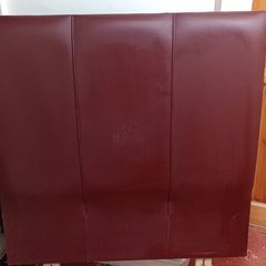 Tall Single Bed Leather Headboard