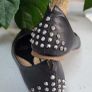 Alexander McQueen Black Leather Studded Pointed Flats Sz 40 (Fit 7UK) - Rrp 375 (New) Image 9