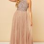 Maya Maxi Sequins Dress Image 3
