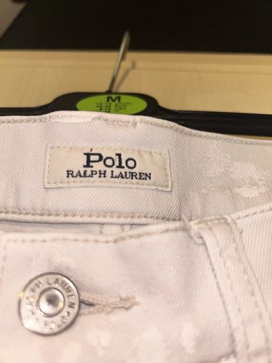 Polo Ralph Lauren White Printed Jeans