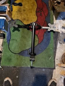 Twin monitor desk stand