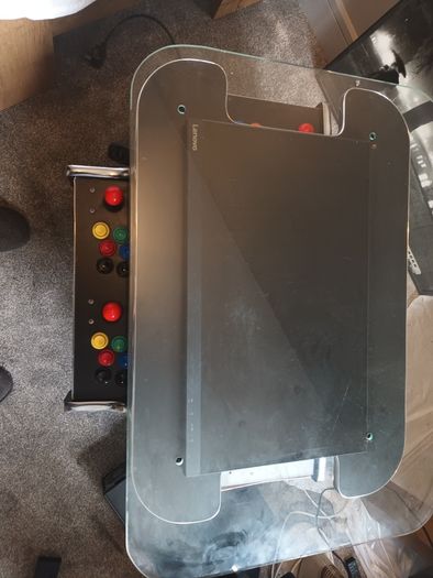 Arcade gaming cocktail table.