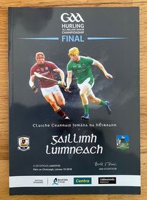 2018 Galway v Limerick - GAA All-Ireland Hurling Senior Championship Final Programme