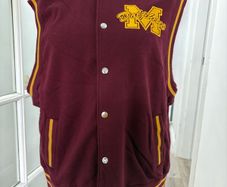Netflix x H&M Varsity Vest Red Size M