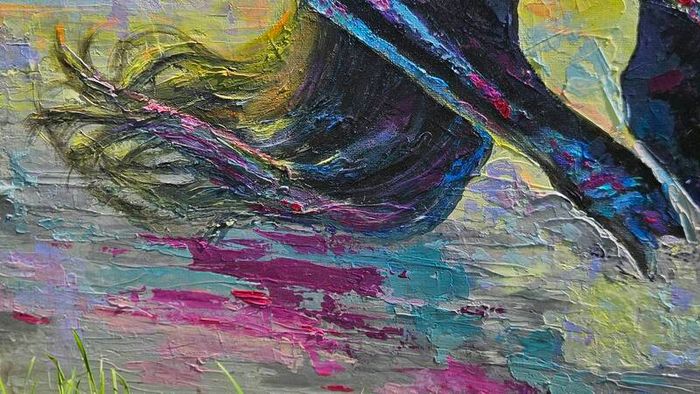 Original acrylic painting- "Wild Spirit "