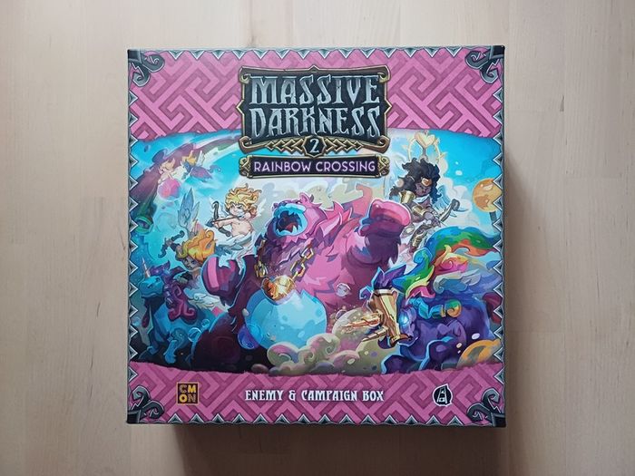Massive Darkness 2 Rainbow Crossing Expansion Miniatures Board Game CMON 2022