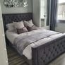 Brand New Framed Beds With Optional Gaslift Ottoman Storage,&  Tufted Sprung Memory Foam Mattresses Instock Image 2