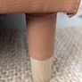 IKEA LANDSKRONA 3 Seater Chaise Sofa Tan Leather Look Image 9