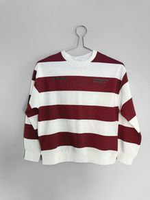 New Mango Kids Striped Sweatshirt