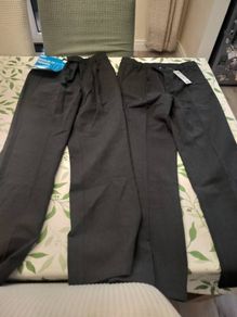 Boys grey school trousers (10-11) new