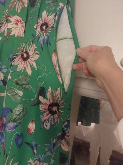 Green Floral Dress