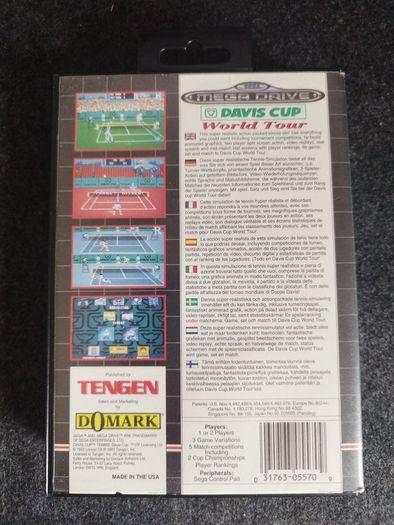 Davis Cup World Tour Sega Megadrive