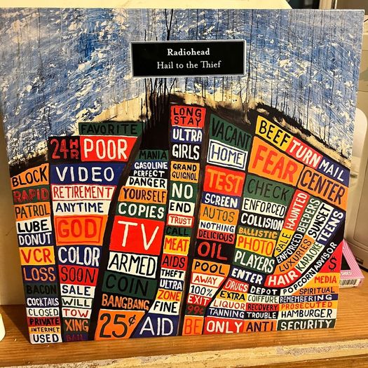 vinyl LP double Radiohead. Hail to the thief. First pressing 2003