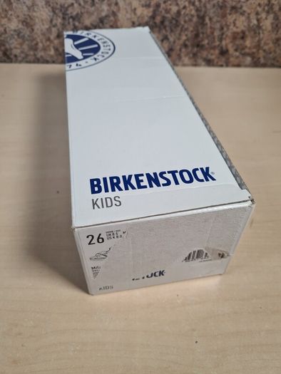 Birkenstock Milano Kids Sandals Desert Soil Green And Orange Size Uk 8.5 Eu 26 Brand New Boxed