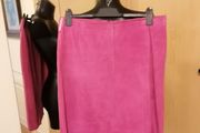 Women's Skirt Pink Suede SIZE 16