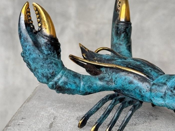 Hand Crafted Lobster (23cm) - Patinated Bronze