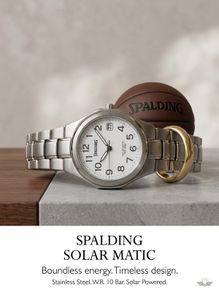 woman's Spaulding solar watch