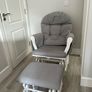 Rocking chair with footstool Image 5