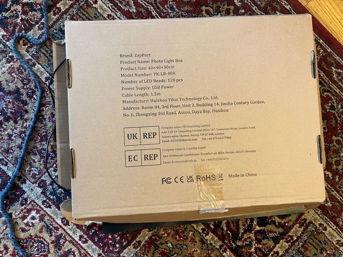 YK LB40A Photo Light Box 120 LED Complete Kit