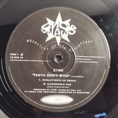 RESERVED - Z100 - Testa Don't Stop - STRESS Records - UK Pressing - Early 90s House Classic!