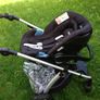 Mamas and Papas Pushchair, Car Seat,  2 rain covers Image 6