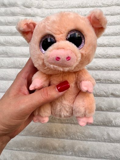 Ty Beanie Boos Piggley the pig Soft Plush approx. 16 cm. Used Please see photos