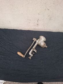 Vintage manual meat grinder postage possible