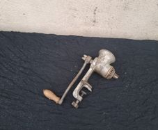 Vintage manual meat grinder postage possible