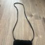 Black Faux Fur Shoulder Bag / Crossbody Bag Image 3