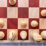 Handmade Chessboard - Exotic Padauk, Maple with Pieces Image 6