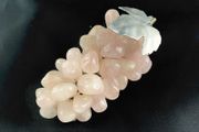 Vintage Rose quartz grapes