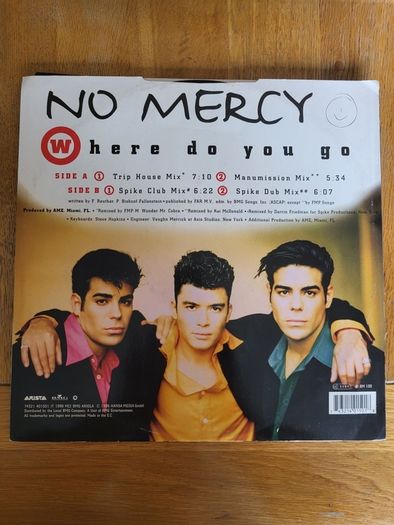 No Mercy Where Do You Go 12 inch vinyl
