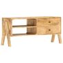 TV Cabinet 97x35x47 cm Solid Mango Wood Image 9