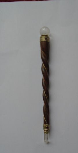 Rosewood, Copper, crystal wand, Healing tools, Wand, Crystals, Gemstones
