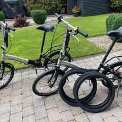 2x Folding bike