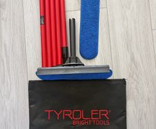 Tyroler 2-in-1 Telescopic Window Cleaner Tool