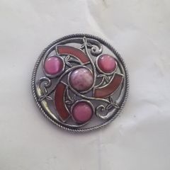 a vintage costume jewellery brooch signed by miracle