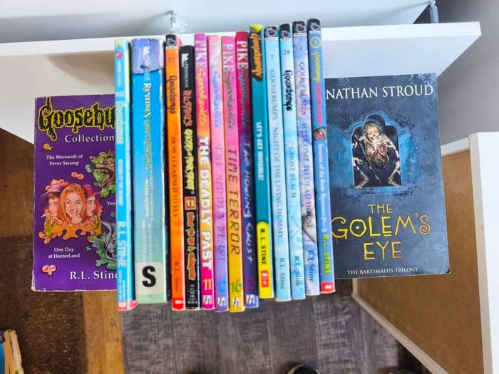 15 books, Goosebumps, Point Horror, Spooksville & More